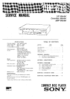 Sony CDP-670 - Service Manual 